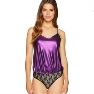 Free People purple bodysuit